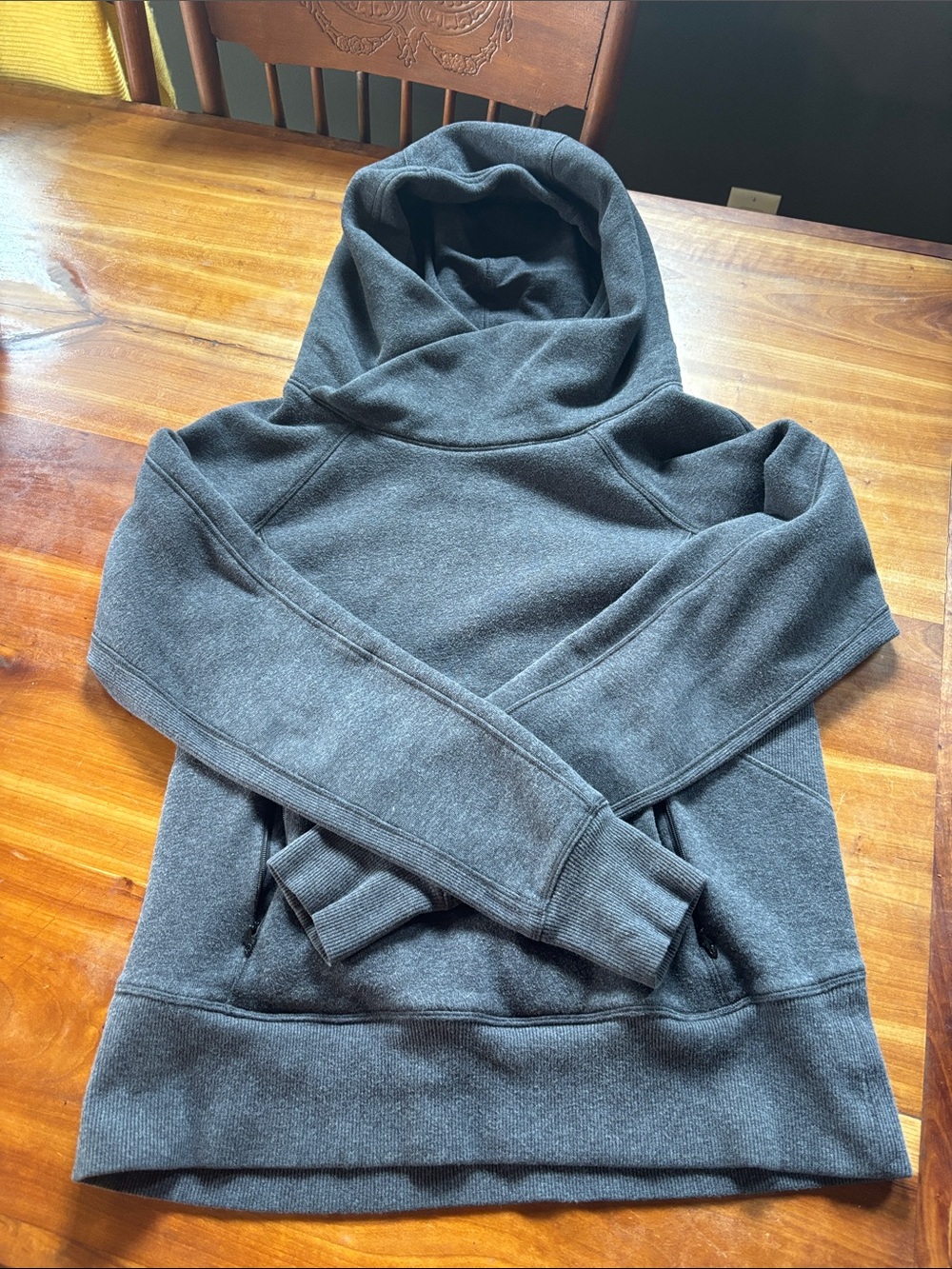 Women’s Lululemon Charcoal Hooded Sweatshirt - Classic Pullover Hoodie